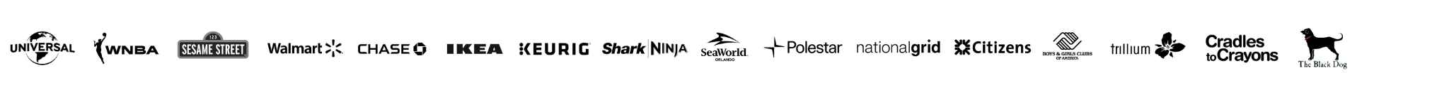 Selected client and brand logos